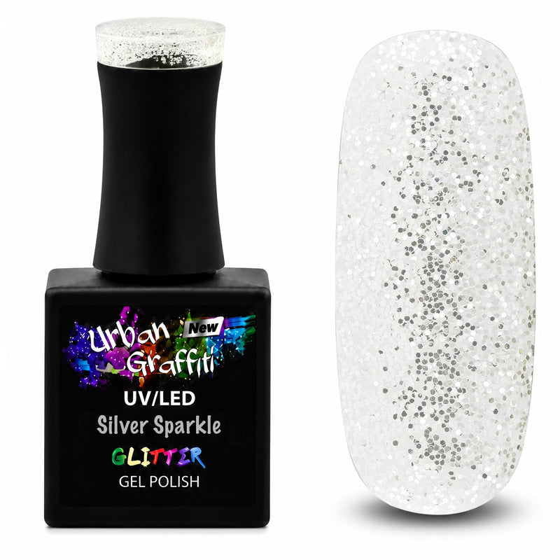 Silver Sparkle - UGGP-A0293 Urban Graffiti ημιμόνιμο βερνίκι gel 15ml