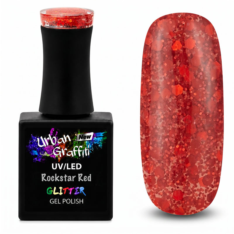 Rockstar Red - UGGP-XS010 Urban Graffiti τζελ βερνίκι 15ml